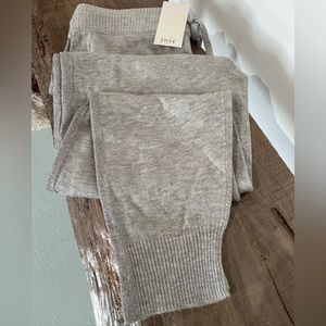 NWT - Joie casual wool lounge pant with silver glitter detail - size XL